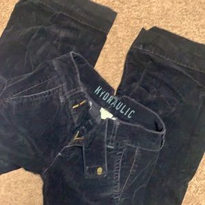 Hydraulic corduroy Pants